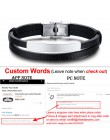 Vnox wielowarstwowe skórzane bransoletki dla kobiet mężczyzn konfigurowalne grawerowanie ze stali nierdzewnej Casual spersonaliz