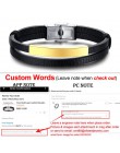 Vnox wielowarstwowe skórzane bransoletki dla kobiet mężczyzn konfigurowalne grawerowanie ze stali nierdzewnej Casual spersonaliz