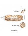 20cm bransoletki dla kobiet mężczyzn 585 różowe złoto Curb ślimak Foxtail Venitian Link łańcuchy męskie bransoletki biżuteria pr