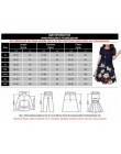 Lato szyfonowa sukienka 2019 dorywczo krótkim rękawem O-Neck Floral Print sukienki elegancka sukienka Plus Size sukienka 5XL kob