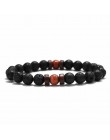 18 styl naturalny kamienny koralik bransoletka Rock Hip-Hop Rock Street kultura kolorowy kamień człowiek bransoletka moda Trendy