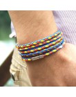 XQNI marka czarny retro Wrap długa skórzana bransoletka bransoletki męskie typu bangle moda sproty łańcuch link mężczyzna charm 