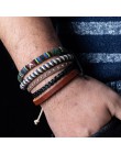 12 Style Metalowe Skórzane Bransoletki Mężczyzn Biżuteria W Stylu Vintage Klasyczny Retro Roślin Charm Bransoletka Bangles Homme