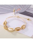 IPARAM Bohemia osłona w stylu vintage Rope Chain bransoletka kobiety plaża morze bransoletka z muszli Anklet biżuteria Party pre
