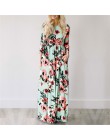 2020 letnia długa sukienka kwiatowy Print Boho plaża sukienka tunika Maxi sukienka kobiety suknia wieczorowa Sundress Vestidos d