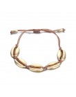 IPARAM Bohemia osłona w stylu vintage Rope Chain bransoletka kobiety plaża morze bransoletka z muszli Anklet biżuteria Party pre