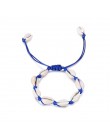IPARAM Bohemia osłona w stylu vintage Rope Chain bransoletka kobiety plaża morze bransoletka z muszli Anklet biżuteria Party pre