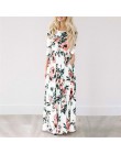 2020 letnia długa sukienka kwiatowy Print Boho plaża sukienka tunika Maxi sukienka kobiety suknia wieczorowa Sundress Vestidos d