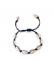 IPARAM Bohemia osłona w stylu vintage Rope Chain bransoletka kobiety plaża morze bransoletka z muszli Anklet biżuteria Party pre