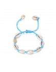 IPARAM Bohemia osłona w stylu vintage Rope Chain bransoletka kobiety plaża morze bransoletka z muszli Anklet biżuteria Party pre