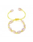 IPARAM Bohemia osłona w stylu vintage Rope Chain bransoletka kobiety plaża morze bransoletka z muszli Anklet biżuteria Party pre