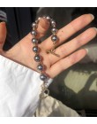 HUANZHI 2019 nowy barokowy nieregularne imitacje pereł złoty Metal Link Chain bransoletki dla kobiet dziewczyna Summer Party biż