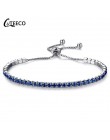 CUTEECO moda europejska bransoletki dla kobiet cyrkonia nieskończoność bransoletka tenisowa Femme biżuteria prezent Dropshipping