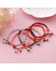 2019 nowy Handmade kolorowe liny kot na szczęście regulowana bransoletka dla kobiet dziewczyn urodziny prezenty słodki Tassel mo