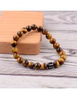 OIQUEI 2019 pulsera hombre Cylinder hematyt bransoletki dla mężczyzn klasyczne natura bransoletki z koralików kamiennych i brans