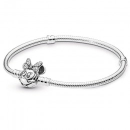 Nowe srebrne pozłacane bransoletki urok śliczne Mickey wąż łańcuch Fit Fine podstawowe bransoletki dla kobiet moda wisiorki kora