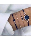 20 style kobiety dziewczęta Mix okrągły stop kryształ marmur uroku bransoletki moda Boho serce powłoki list zestawy bransoletek 