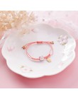 2019 nowy Handmade kolorowe liny kot na szczęście regulowana bransoletka dla kobiet dziewczyn urodziny prezenty słodki Tassel mo