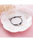 2019 nowy Handmade kolorowe liny kot na szczęście regulowana bransoletka dla kobiet dziewczyn urodziny prezenty słodki Tassel mo
