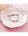 2019 nowy Handmade kolorowe liny kot na szczęście regulowana bransoletka dla kobiet dziewczyn urodziny prezenty słodki Tassel mo
