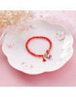 2019 nowy Handmade kolorowe liny kot na szczęście regulowana bransoletka dla kobiet dziewczyn urodziny prezenty słodki Tassel mo