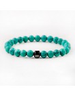 OIQUEI 2019 pulsera hombre Cylinder hematyt bransoletki dla mężczyzn klasyczne natura bransoletki z koralików kamiennych i brans