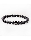 OIQUEI 2019 pulsera hombre Cylinder hematyt bransoletki dla mężczyzn klasyczne natura bransoletki z koralików kamiennych i brans