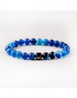OIQUEI 2019 pulsera hombre Cylinder hematyt bransoletki dla mężczyzn klasyczne natura bransoletki z koralików kamiennych i brans