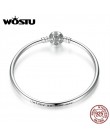 Luksusowe oryginalny 100% 925 srebrny łańcuszek żmijka łańcuch bransoletka Bangle dla kobiet autentyczne urok biżuteria Pulseira