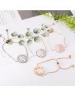 2018 nowy pulseira mujer moda jasny kryształ złoty Charm bransoletki bransoletki dla kobiet drzewo życia regulowana bransoletka 