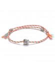 Etniczny tybetański głowa buddy tkane Amulet Multicolor bransoletki i Bangles dla kobiet mężczyzn ręcznie liny budda Charm brans
