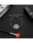 2018 nowy pulseira mujer moda jasny kryształ złoty Charm bransoletki bransoletki dla kobiet drzewo życia regulowana bransoletka 