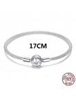 Luksusowe oryginalny 100% 925 srebrny łańcuszek żmijka łańcuch bransoletka Bangle dla kobiet autentyczne urok biżuteria Pulseira
