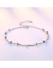 Crazy Feng elegancka bransoletka łańcuszkowa srebrne kolorowe koraliki gwiazdy Charm bransoletka dla kobiet wąż Link Chain brans
