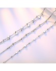 Crazy Feng elegancka bransoletka łańcuszkowa srebrne kolorowe koraliki gwiazdy Charm bransoletka dla kobiet wąż Link Chain brans