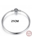 Luksusowe oryginalny 100% 925 srebrny łańcuszek żmijka łańcuch bransoletka Bangle dla kobiet autentyczne urok biżuteria Pulseira