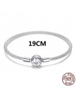 Luksusowe oryginalny 100% 925 srebrny łańcuszek żmijka łańcuch bransoletka Bangle dla kobiet autentyczne urok biżuteria Pulseira