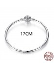 Luksusowe oryginalny 100% 925 srebrny łańcuszek żmijka łańcuch bransoletka Bangle dla kobiet autentyczne urok biżuteria Pulseira