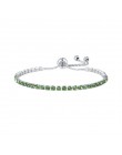 UMODE 4 kolory moda cyrkonia bransoletka tenisowa i Bangles dla kobiet prezenty nowa luksusowa opaska Voor Vrouwen Bijoux UB0124