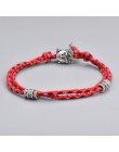 Etniczny tybetański głowa buddy tkane Amulet Multicolor bransoletki i Bangles dla kobiet mężczyzn ręcznie liny budda Charm brans
