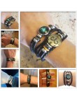 2 sztuk/zestaw 12 konstelacji bransoletki Luminous Charm bransoletka skórzana zodiak horoskop pleciona bransoletka mężczyźni kob