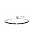 UMODE 4 kolory moda cyrkonia bransoletka tenisowa i Bangles dla kobiet prezenty nowa luksusowa opaska Voor Vrouwen Bijoux UB0124