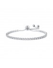 UMODE 4 kolory moda cyrkonia bransoletka tenisowa i Bangles dla kobiet prezenty nowa luksusowa opaska Voor Vrouwen Bijoux UB0124