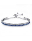 UMODE 4 kolory moda cyrkonia bransoletka tenisowa i Bangles dla kobiet prezenty nowa luksusowa opaska Voor Vrouwen Bijoux UB0124