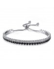 UMODE 4 kolory moda cyrkonia bransoletka tenisowa i Bangles dla kobiet prezenty nowa luksusowa opaska Voor Vrouwen Bijoux UB0124
