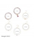 6 sztuk/zestaw zestaw bransoletek dla kobiet Boho Gem Shell Turtle Leaf korale skórzana wielowarstwowa bransoletka Charm Lady Go