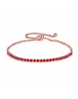 UMODE 4 kolory moda cyrkonia bransoletka tenisowa i Bangles dla kobiet prezenty nowa luksusowa opaska Voor Vrouwen Bijoux UB0124