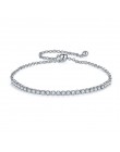 UMODE 4 kolory moda cyrkonia bransoletka tenisowa i Bangles dla kobiet prezenty nowa luksusowa opaska Voor Vrouwen Bijoux UB0124
