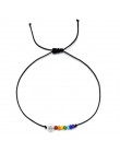 ZMZY śliczne bransoletki z koralików układanie wiosna Rainbow bransoletka wisiorek Boho Handmade modna biżuteria na prezent cien