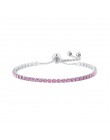 UMODE 4 kolory moda cyrkonia bransoletka tenisowa i Bangles dla kobiet prezenty nowa luksusowa opaska Voor Vrouwen Bijoux UB0124